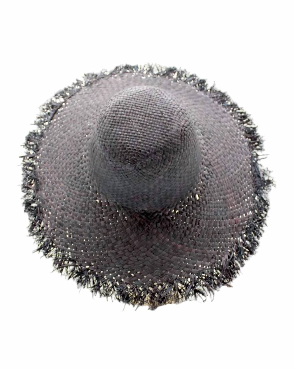 NEW SHEBOBO women's brim straw sun hat in black